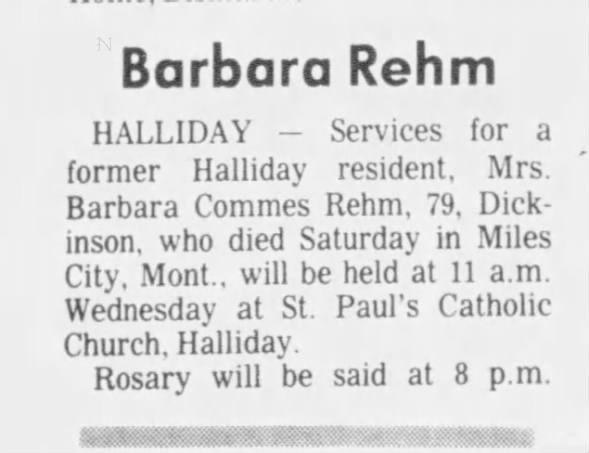 Clipping from The Bismarck Tribune